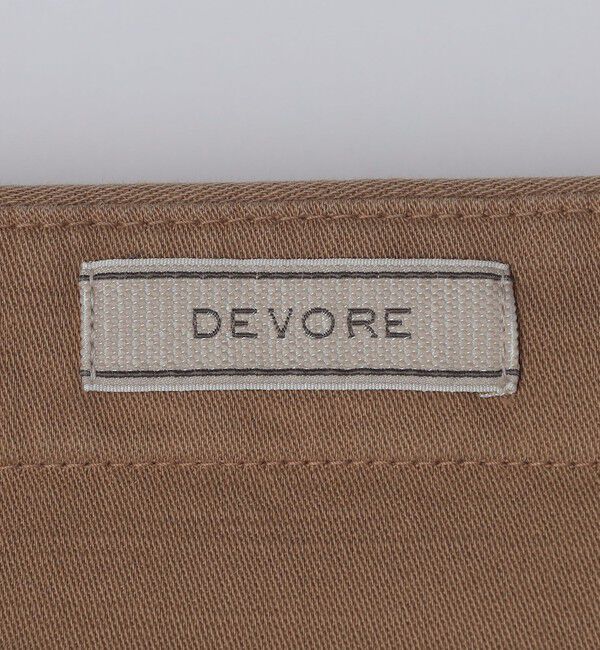 SHIPS「DEVORE incipit: ガーメントダイ コットン 1プリーツ スラックス」|チノ|