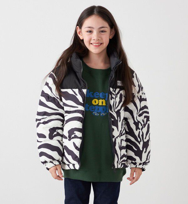 SHIPS any「FIRST DOWN:〈洗濯機可能〉リバーシブル バブル ダウン ジャケット <KIDS>◇」|ダウン|