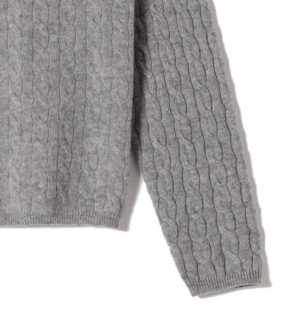 SHIPS for women「カシミヤ 細 ケーブル クルーネック カーディガン」|カーディガン|