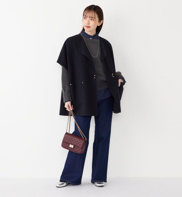 SHIPS Colors 「SHIPS Colors:〈手洗い可能〉シャギー クルーネック ニット」|ニット・セーター|