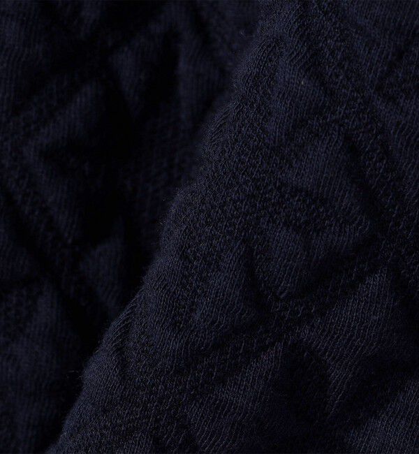 SHIPS for women「【WEB限定】〈手洗い可能〉キルティング ジャカード キーネック プルオーバー」|Tシャツ・カットソー|