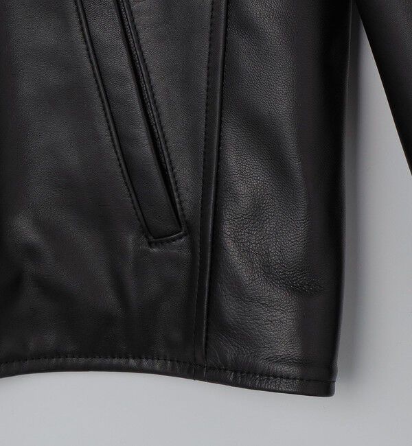 SHIPS「SHIPS: ラムレザー シングル ライダース ジャケット 25FW」|その他|