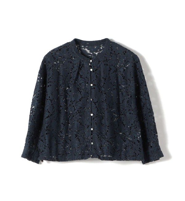 SHIPS for women「〈手洗い可能〉裾 ドロスト レース ブラウス」|シャツ・ブラウス|