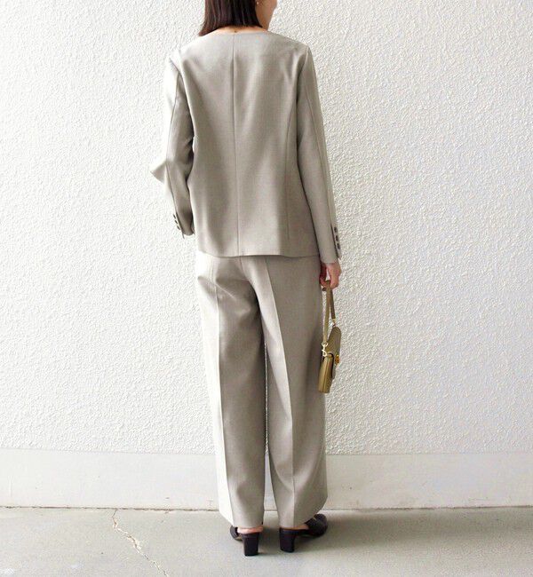 SHIPS any「SHIPS any:〈洗濯機可能〉シャーク タック ワイド パンツ」|その他|