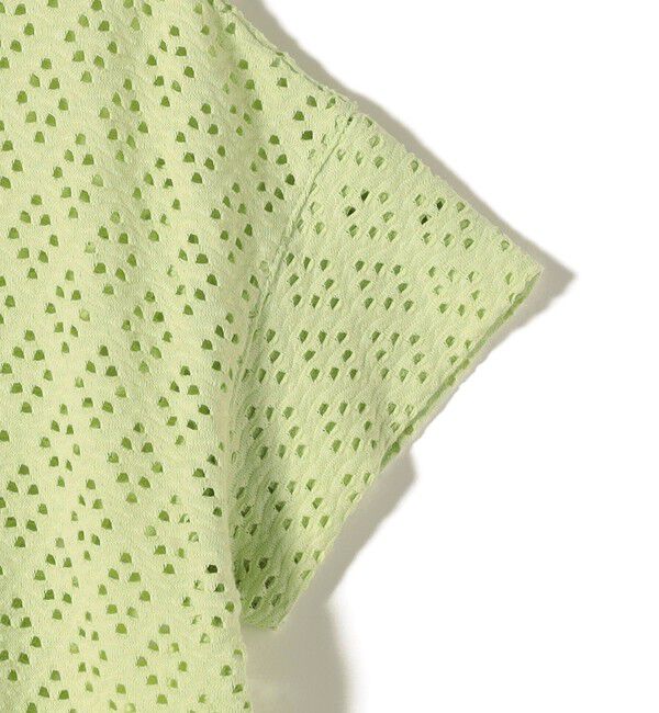 SHIPS for women「《予約》〈手洗い可能〉アイレット ショート スリーブ プルオーバー」|Tシャツ・カットソー|