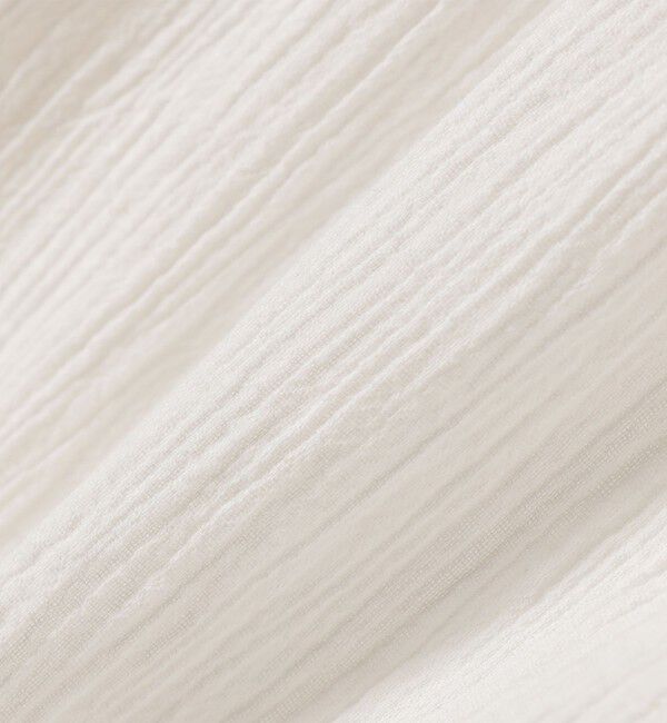 SHIPS any「《予約》SHIPS any:〈洗濯機可能〉楊柳 シアー ドロスト フード ブラウス」|シャツ・ブラウス|