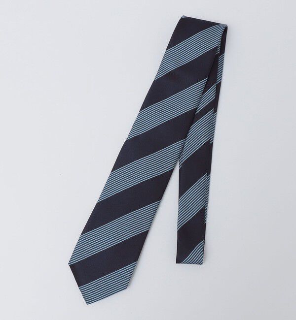 SHIPS Colors 「SHIPS Colors:日本製 シルク ストライプ ネクタイ」|ネクタイ・蝶ネクタイ|ブルー