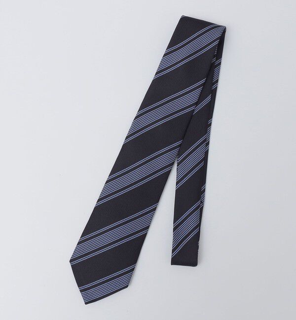 SHIPS Colors 「SHIPS Colors:日本製 シルク ストライプ ネクタイ」|ネクタイ・蝶ネクタイ|パープル