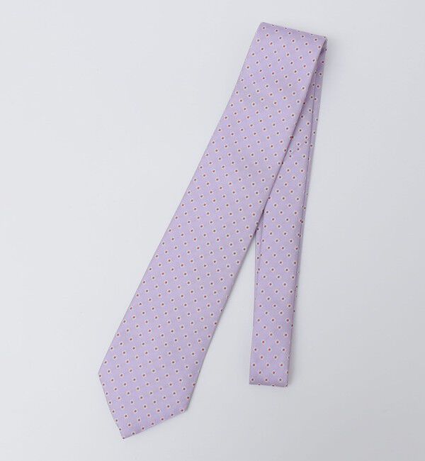 SHIPS Colors 「SHIPS Colors:日本製 シルク 小紋柄 ネクタイ」|ネクタイ・蝶ネクタイ|ピンク