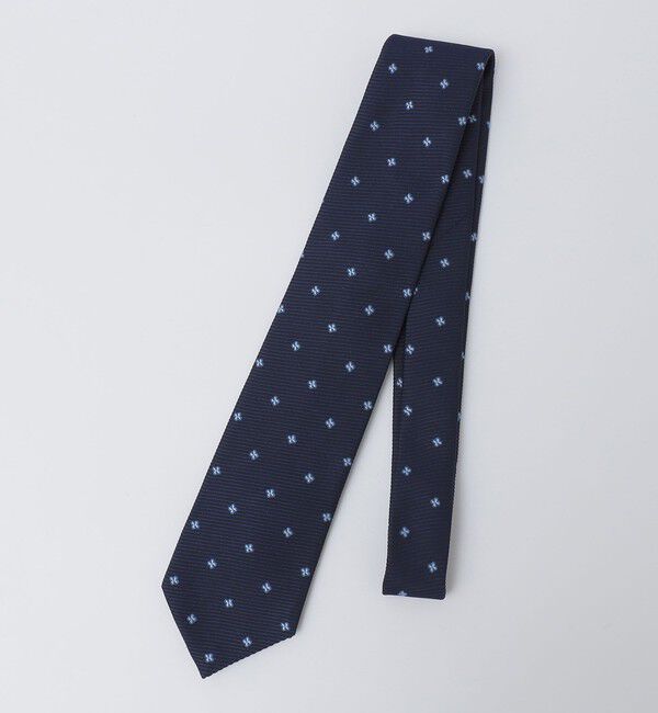 SHIPS Colors 「SHIPS Colors:日本製 シルク 小紋柄 ネクタイ」|ネクタイ・蝶ネクタイ|ブルー