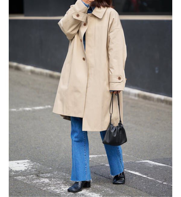 OUTDOOR PRODUCTS Usual Things「ライナーチェックステンカラーコート」|ステンカラーコート|