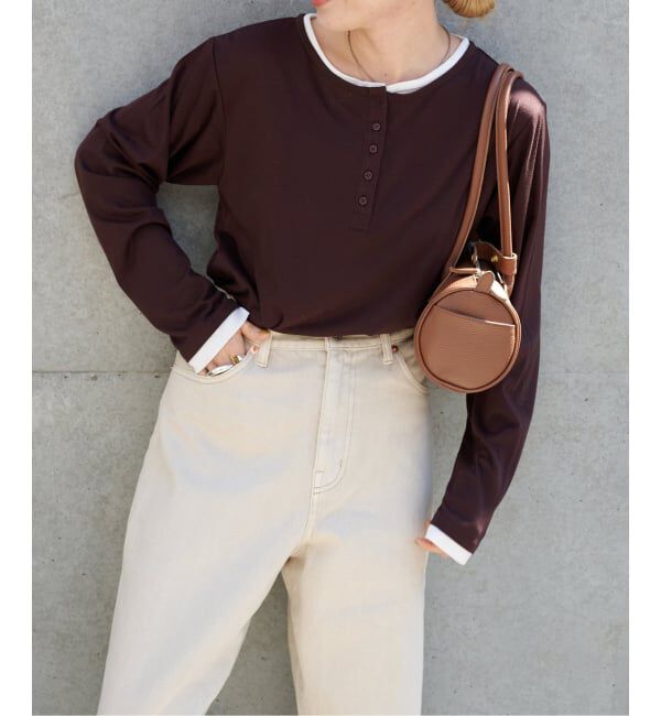 OUTDOOR PRODUCTS Usual Things「≪予約≫レイヤードライクヘンリーネックロンT」|Tシャツ・カットソー|