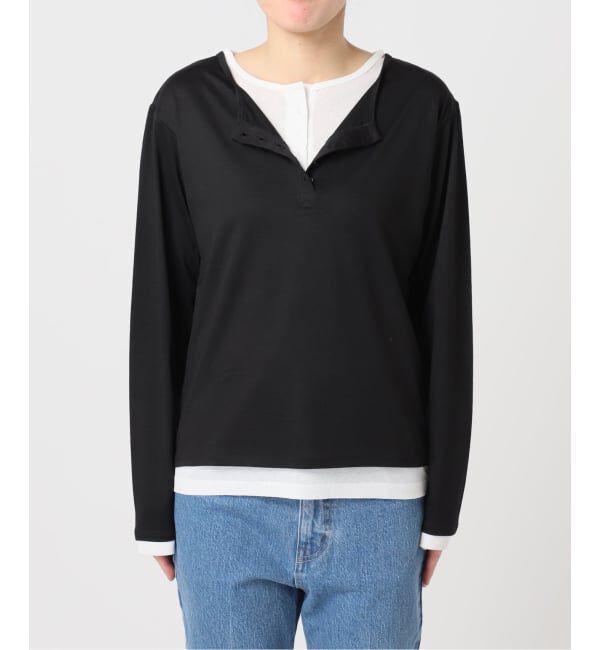 OUTDOOR PRODUCTS Usual Things「≪予約≫レイヤードライクヘンリーネックロンT」|Tシャツ・カットソー|