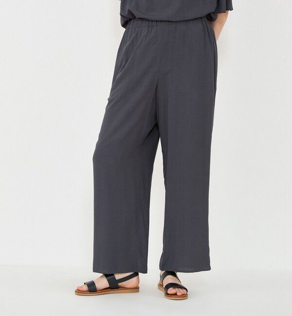 GALERIE VIE「ウォッシャブルレーヨン イージーパンツ」|その他|