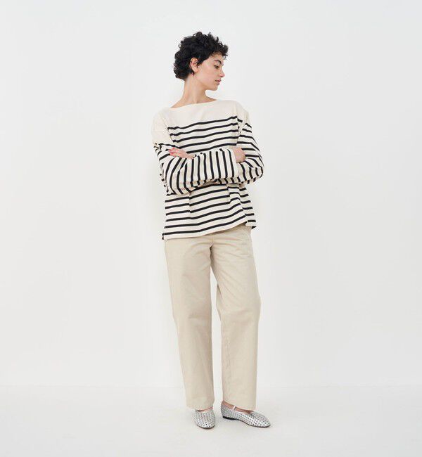 GALERIE VIE「ドライコットンチノ ストレートパンツ」|チノ|