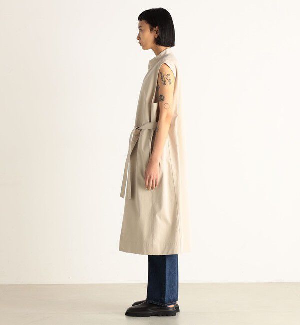 Edition「ゼニア ノースリーブシャツワンピース」|ワンピース|