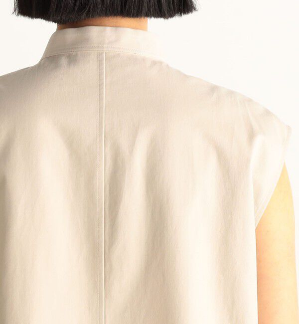 Edition「ゼニア ノースリーブシャツワンピース」|ワンピース|