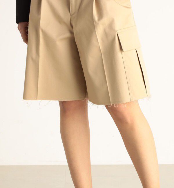 Edition「コットンチノ ポケットハーフパンツ」|チノ|