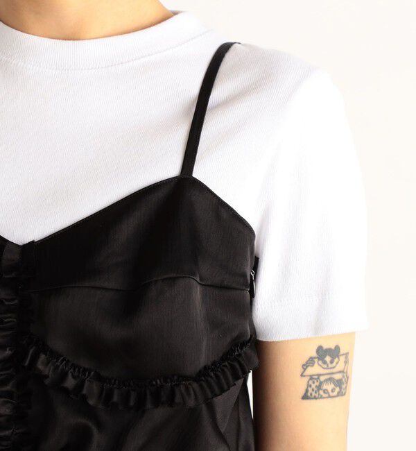 Edition「サテンヨウリュウ フリルキャミソール」|キャミソール|