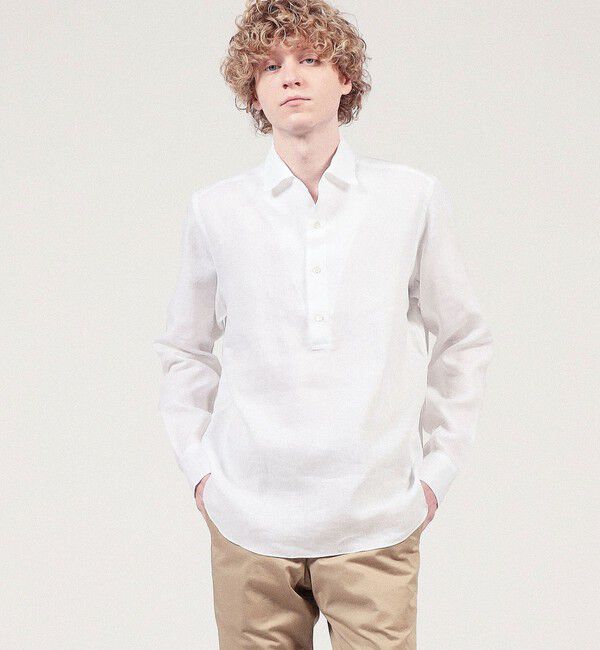 TOMORROWLAND BUYING WEAR「Maria Santangelo リネン プルオーバーシャツ」|シャツ・ブラウス|