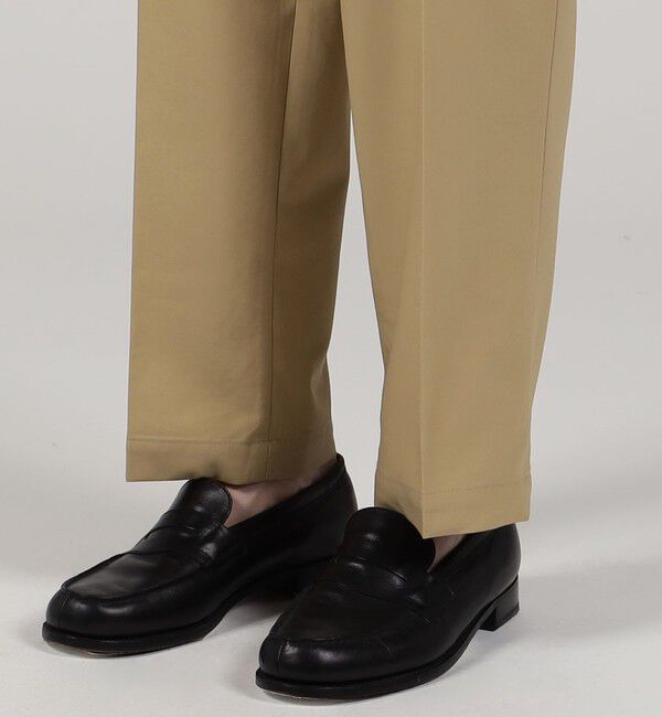 TOMORROWLAND MENS「60/2コットン イン1プリーツスラックス」|スラックス|