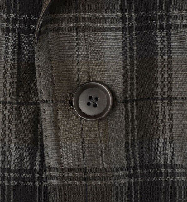 TOMORROWLAND MENS「シルクコットンシアサッカー シングルブレステッド3Bジャケット」|テーラードジャケット|