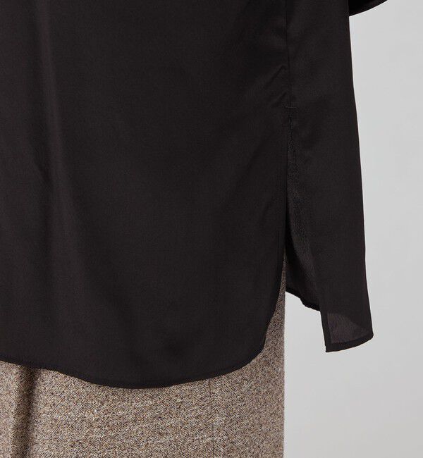 Ballsey「Cherie スクエア＆Vネックフロンタブルブラウス」|シャツ・ブラウス|