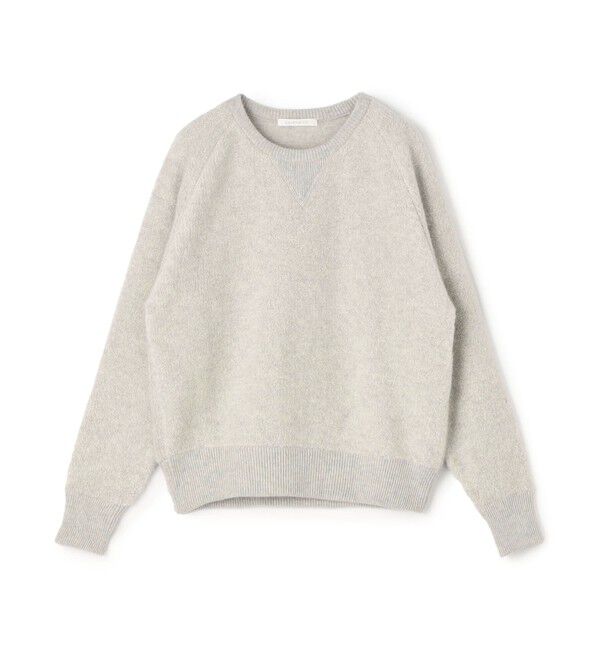 GALERIE VIE「ベビーカシミヤパイル クルーネックプルオーバー」|ニット・セーター|13 ライトグレー