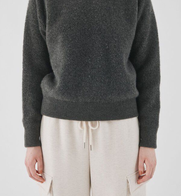 GALERIE VIE「ベビーカシミヤパイル クルーネックプルオーバー」|ニット・セーター|