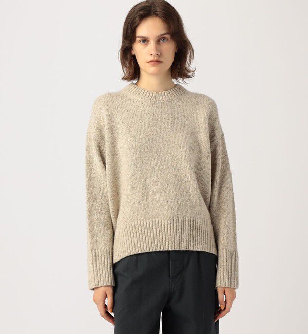 GALERIE VIE「ツイーディールレックス クルーネックプルオーバー」|ニット・セーター|