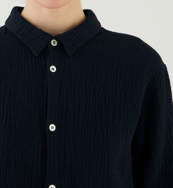 GALERIE VIE「ダブルガーゼ コンパクトボーイズシャツ」|シャツ・ブラウス|