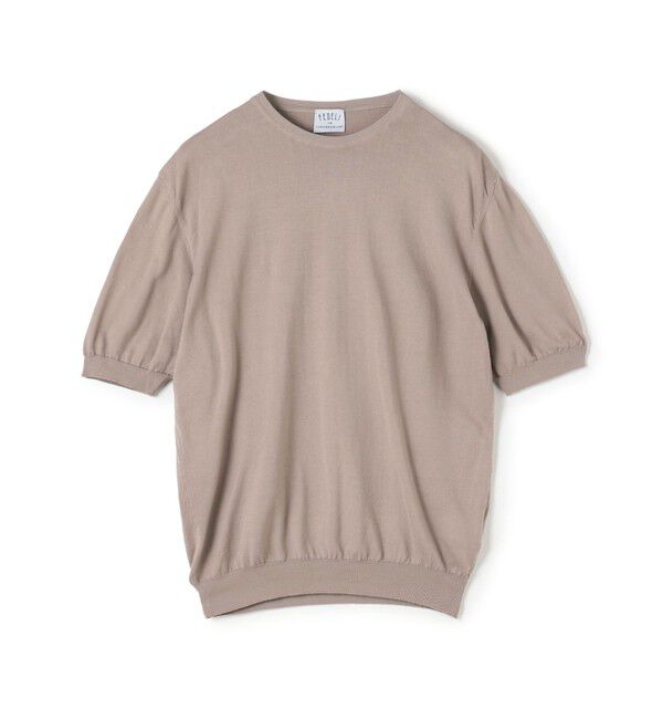 TOMORROWLAND BUYING WEAR「FEDELI コットン クルーネック」|ニット・セーター|15 ベージュ