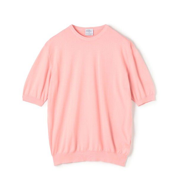 TOMORROWLAND BUYING WEAR「FEDELI コットン クルーネック」|ニット・セーター|32 ピンク系