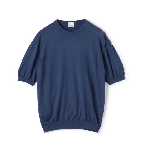 TOMORROWLAND BUYING WEAR「FEDELI コットン クルーネック」|ニット・セーター|67 ダークブルー