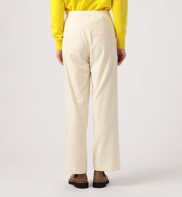 GALERIE VIE「ホワイトフランネル　ストレート イージーパンツ」|チノ|