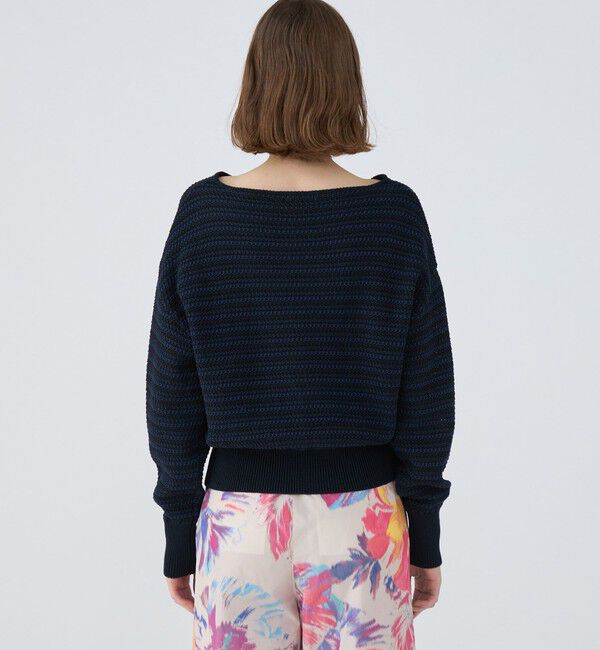 MACPHEE「ギマコットン キーネックプルオーバー」|ニット・セーター|