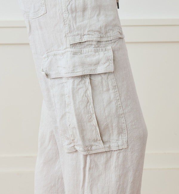 JAMES PERSE「リネンブレンドカーゴジャンプスーツ WLVI6959」|オールインワン|