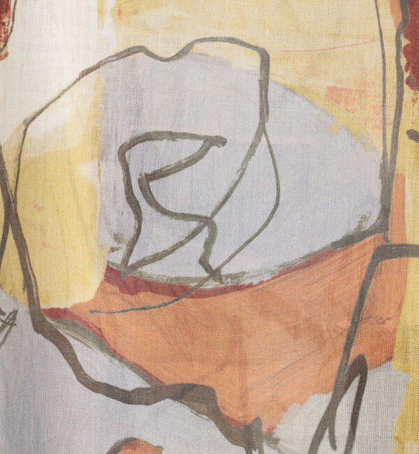 TOMORROWLAND collection「オイルペイントプリント ギャザースリーブワンピース」|ワンピース|