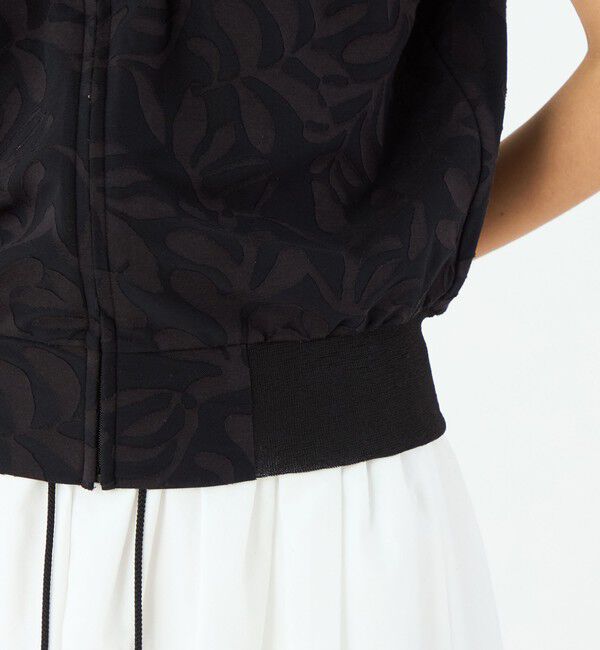 MACPHEE「ボタニカル ジップアップカーディガン」|カーディガン|