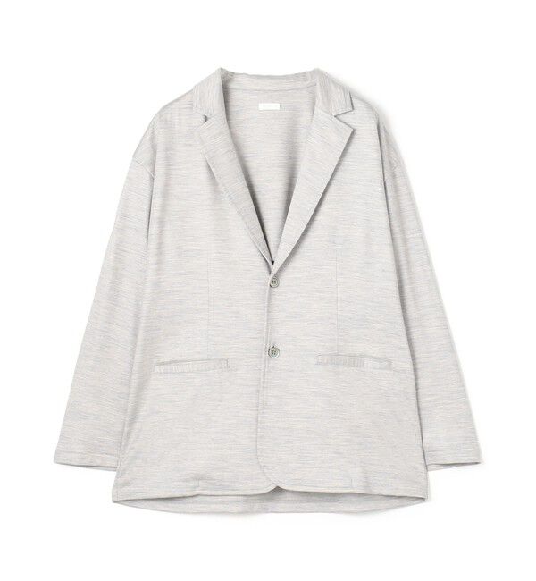 GALERIE VIE「ウォッシャブルウールジャージー ノッチドラペルジャケット」|テーラードジャケット|13 ライトグレー