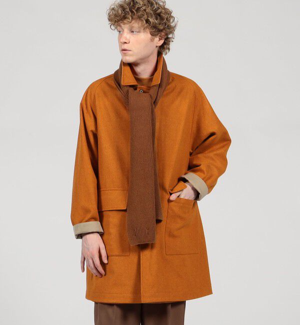 TOMORROWLAND MENS「【別注】INVERTERE ウールコットン リバーシブルコート」|ステンカラーコート|