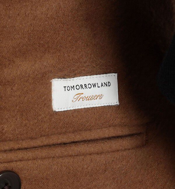 TOMORROWLAND MENS「コットンシルクモールスキン 1プリーツ テーパードパンツ」|その他|