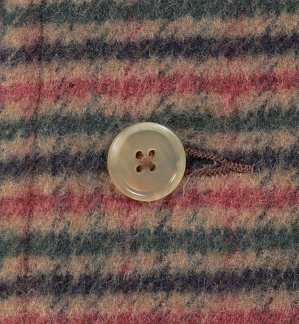 TOMORROWLAND MENS「シルクガンクラブチェック ショートブルゾン」|ブルゾン・スタジャン|