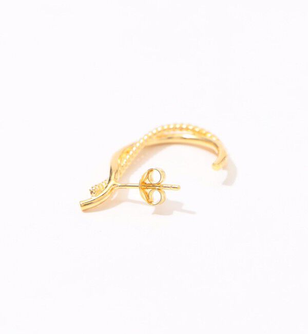 TOMORROWLAND GOODS「BAR Jewellery CONTRA ゴールドピアス」|ピアス|