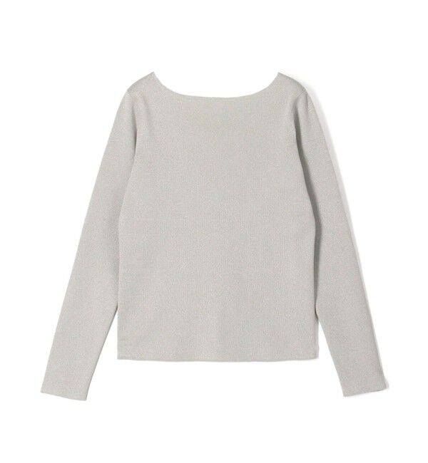 DES PRES「ハイツイストシルクストレッチ フロンタブルプルオーバー」|ニット・セーター|52 ライトグリーン系