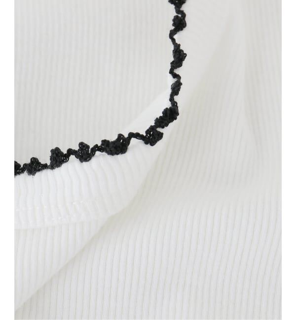EMILYWEEK「【babaco/ババコ】Cotton/Silk RibbedBasicTank w/Emb / BA01-CR74」|タンクトップ|