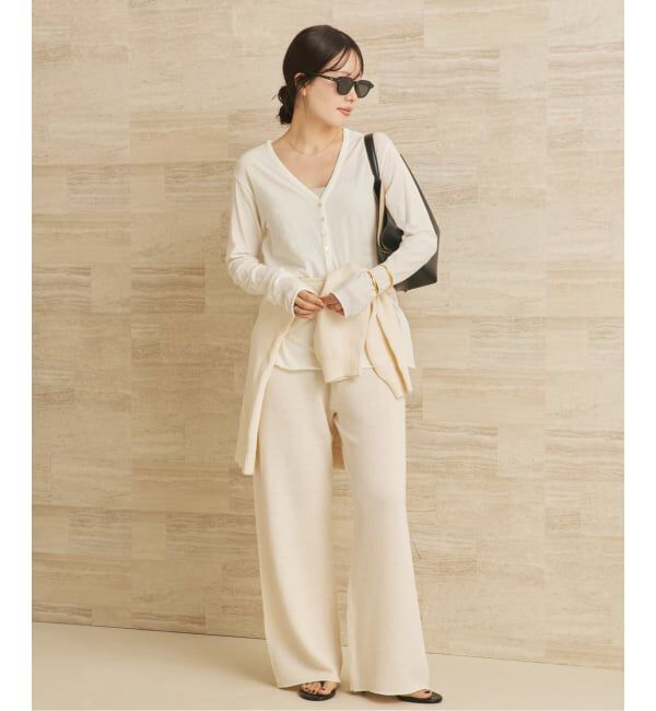 Plage「organic linen 混 ニットパンツ」|その他|
