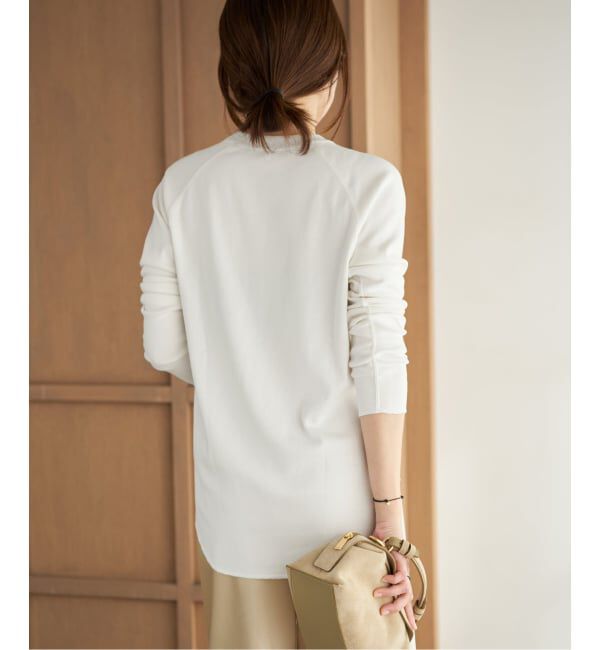 Plage「《追加予約》premiumフライス long Tシャツ」|Tシャツ・カットソー|