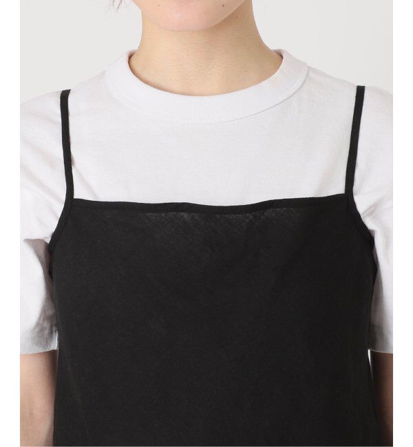 IENA LA BOUCLE「IENA LA BOUCLE リネンブロードバイヤスキャミソール」|キャミソール|