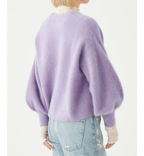 IENA LA BOUCLE「IENA LA BOUCLE ファーニットカーディガン」|カーディガン|